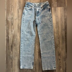 Levis StoneWash Low Pro Straight Jeans
